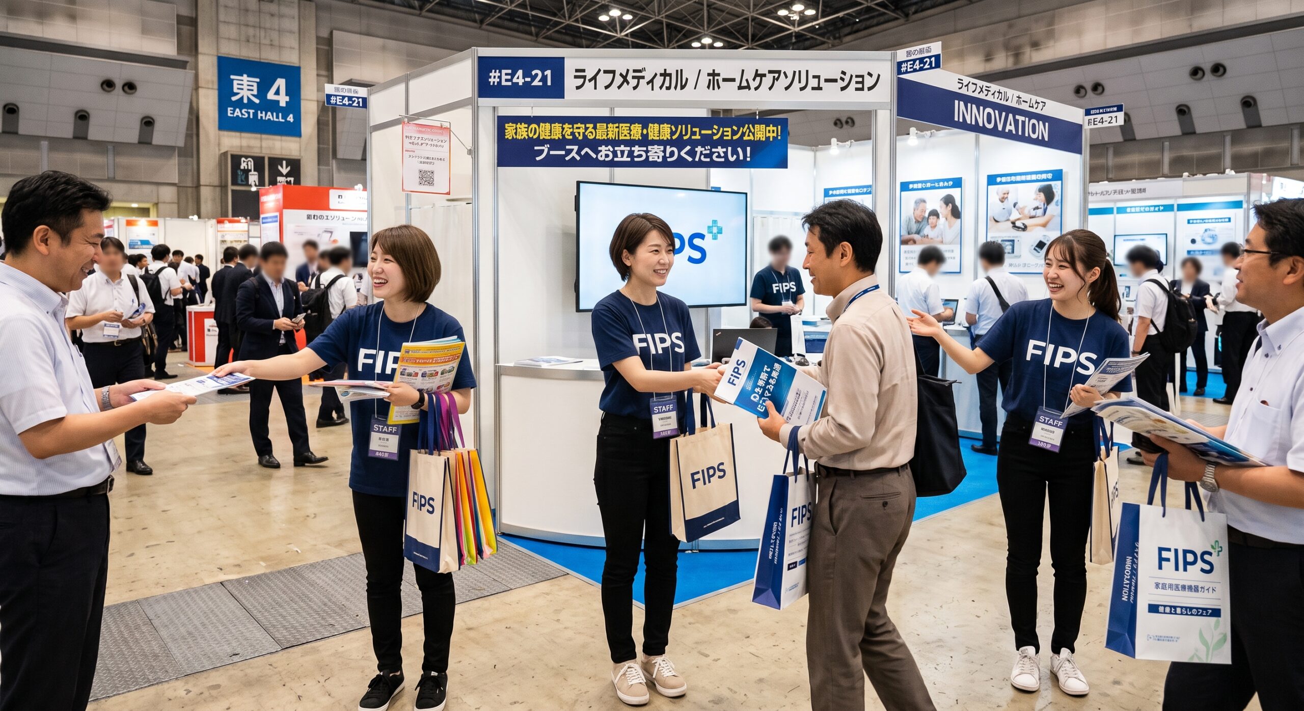 千葉エリア：10月7日(水）～9日（金）幕張メッセのイベントのブーススタッフ（来場誘致、資料配布）
